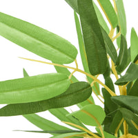 Albero Bambù Artificiale 552 Foglie 120 cm Verde 358968