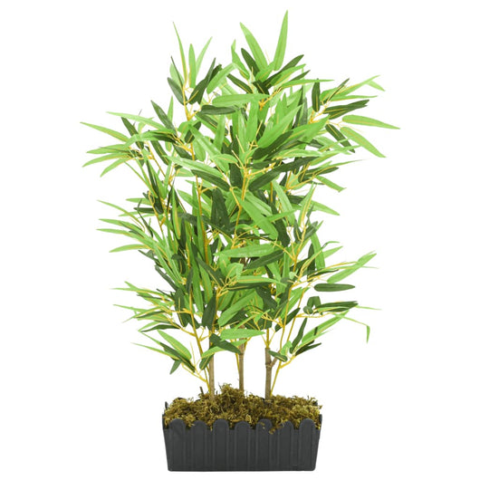 Albero Bambù Artificiale 500 Foglie 80 cm Verde 358988