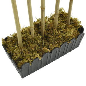 Albero Bambù Artificiale 730 Foglie 120 cm Verde 358989