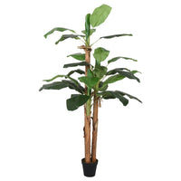 Albero di Banano Artificiale 22 Foglie 200 cm Verde 359003