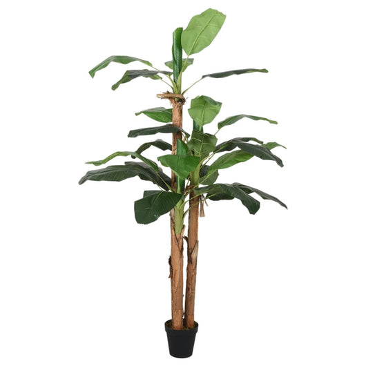 Albero di Banano Artificiale 22 Foglie 200 cm Verde 359003