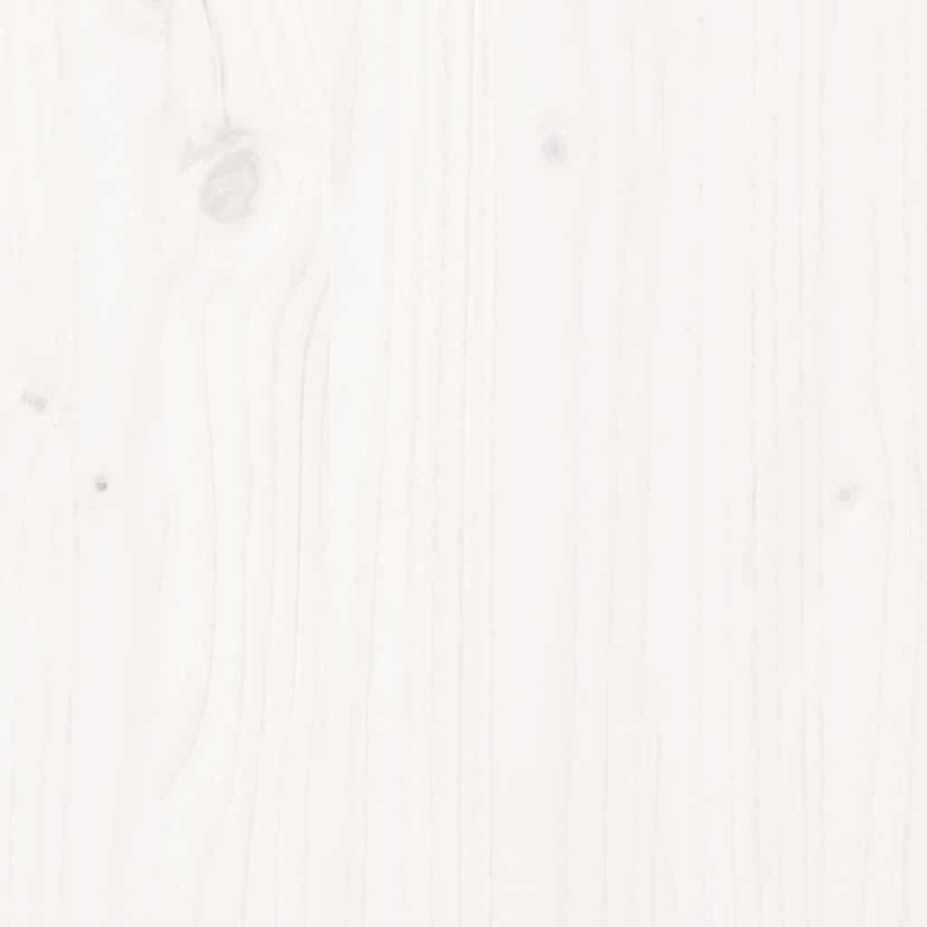 Piano Tavolo Rotondo Bianco Ø30x3 cm in Legno Massello di Pino