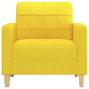 Poltrona Giallo Chiaro 60 cm in Tessuto 359080