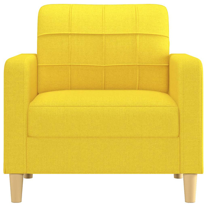 Poltrona Giallo Chiaro 60 cm in Tessuto 359080