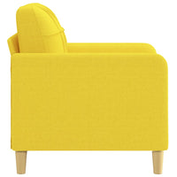 Poltrona Giallo Chiaro 60 cm in Tessuto 359080