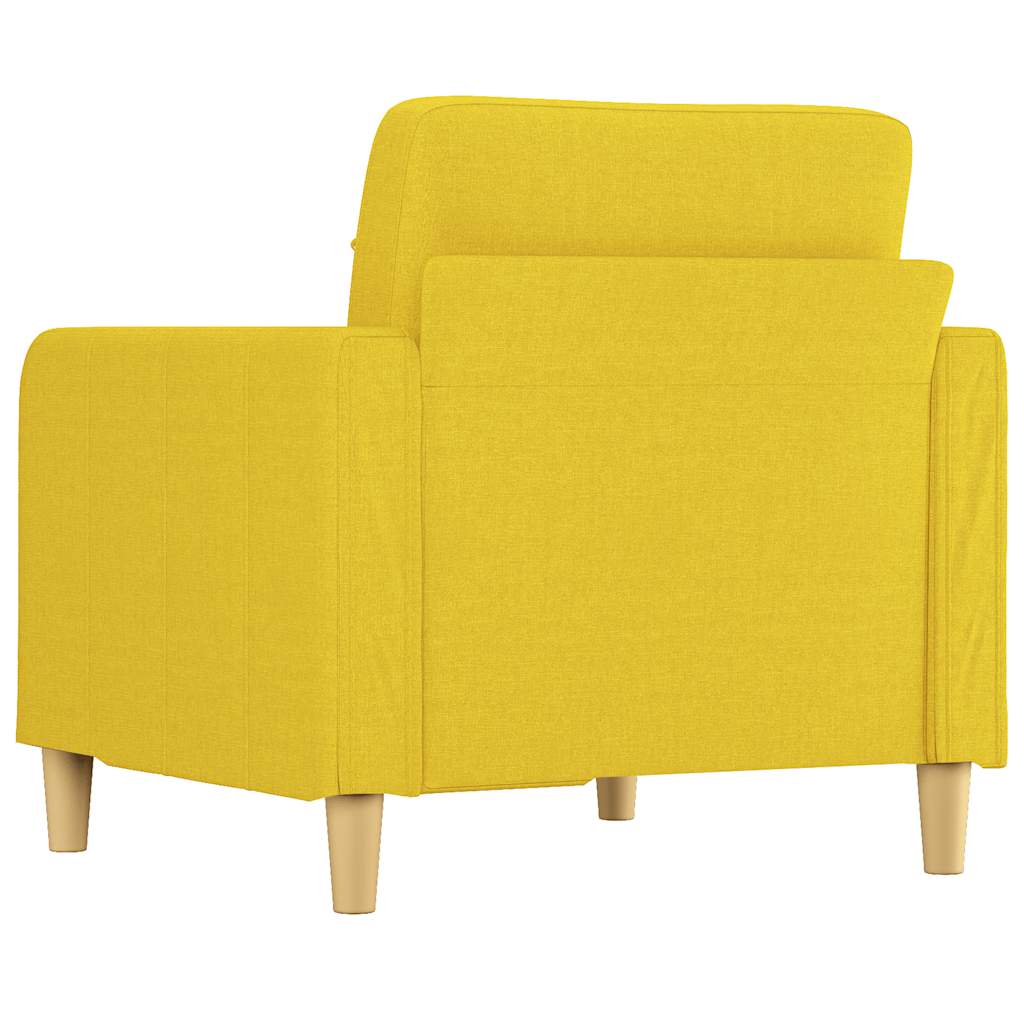 Poltrona Giallo Chiaro 60 cm in Tessuto 359080