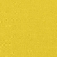 Divano a 2 Posti Giallo Chiaro 120 cm in Tessuto 359088