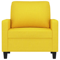 Poltrona Giallo Chiaro 60 cm in Tessuto 359152