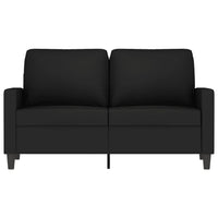 Divano a 2 Posti Nero 120 cm in Vellutocod mxl 131143