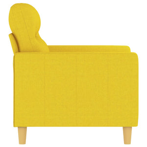 Poltrona Giallo Chiaro 60 cm in Tessuto 359224