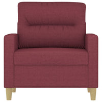 Poltrona Rosso Vino 60 cm in Tessuto 359225