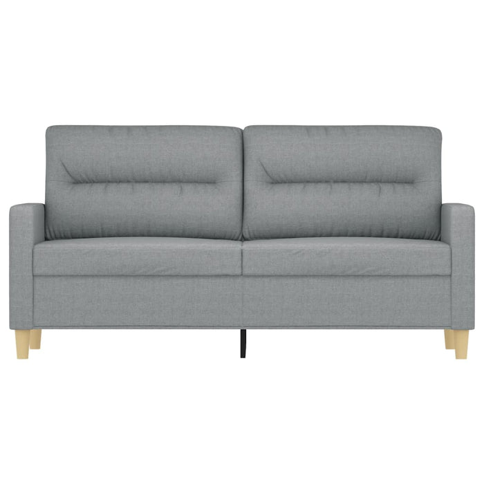 Divano a 2 Posti-Sofa 2 Posti Grigio Chiaro 140 cm in Tessuto 365664