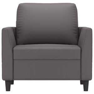 Poltrona Grigia 60 cm in Similpelle 359325