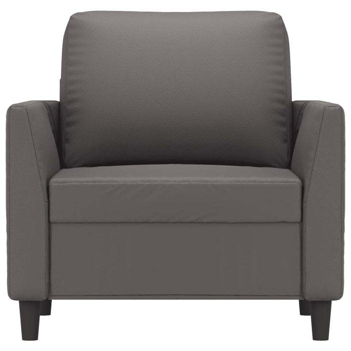 Poltrona Grigia 60 cm in Similpellecod mxl 107604