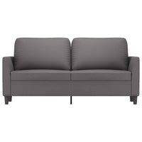 Divano a 2 Posti Grigio 140 cm in Similpelle 359335