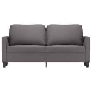 Divano a 2 Posti Grigio 140 cm in Similpelle 359335