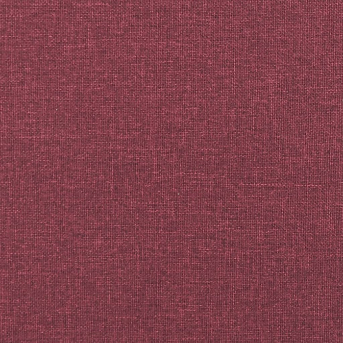 Divano a 2 Posti Rosso Vino 140 cm in Tessuto 359365