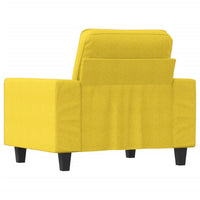 Poltrona Giallo Chiaro 60 cm in Tessuto 359380