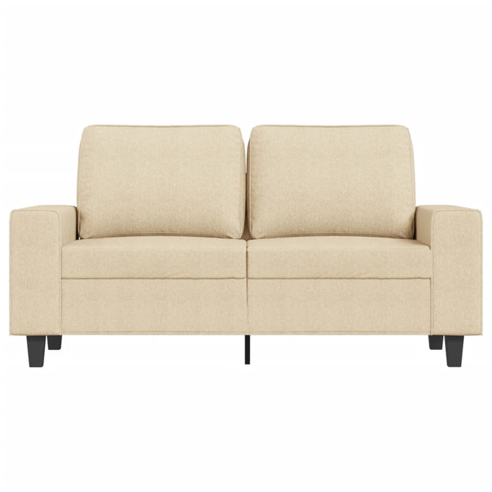 Divano a 2 Posti-Sofa 2 Posti Crema 120 cm in Tessuto 924985