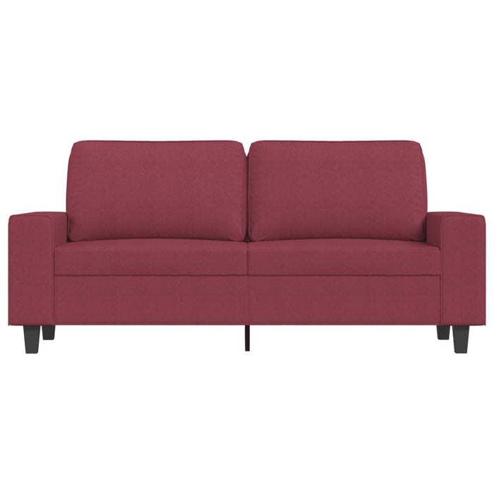Divano a 2 Posti Rosso Vino 140 cm in Tessutocod mxl 133675