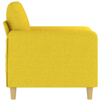 Poltrona Giallo Chiaro 60 cm in Tessuto 359467