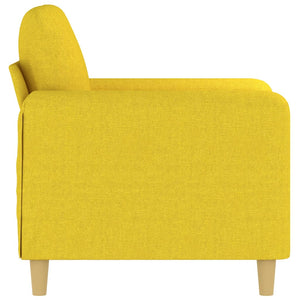 Poltrona Giallo Chiaro 60 cm in Tessuto 359467