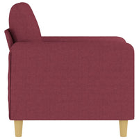 Poltrona Rosso Vino 60 cm in Tessuto 359468