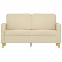 Divano a 2 Posti Crema 120 cm in Tessutocod mxl 133343