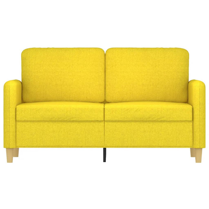 Divano a 2 Posti Giallo Chiaro 120 cm in Tessutocod mxl 109370