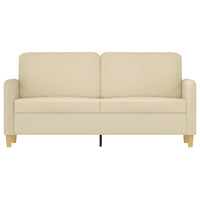 Divano a 2 Posti Crema 140 cm in Tessutocod mxl 109372