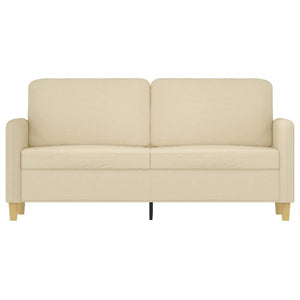 Divano a 2 Posti Crema 140 cm in Tessutocod mxl 109372