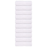 Salviette 10 pz Bianche 15x21 cm 360 g/m² 100% Cotone