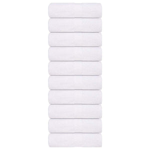 Salviette 10 pz Bianche 15x21 cm 360 g/m² 100% Cotone