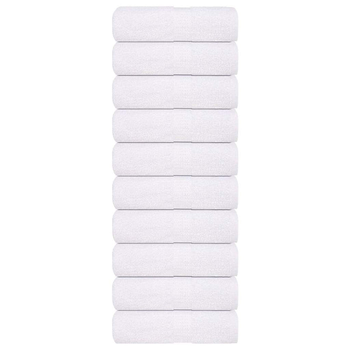 Salviette 10 pz Bianche 15x21 cm 360 g/m² 100% Cotone