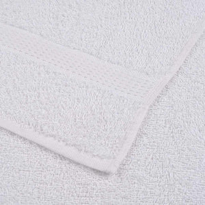 vidaXL Asciugamani da bagno 4 pz FROGN Bianco 30x30 cm 100% cotone
