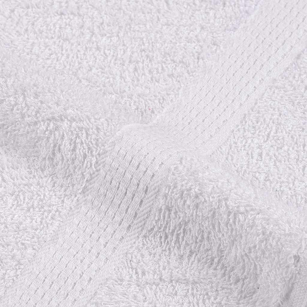 Asciugamani Ospiti 10 pz Bianco 30x50 cm 360 g/mÂ² 100% Cotone