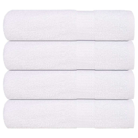 Asciugamani 4 pz Bianchi 50x100 cm 360 g/m² 100% Cotone