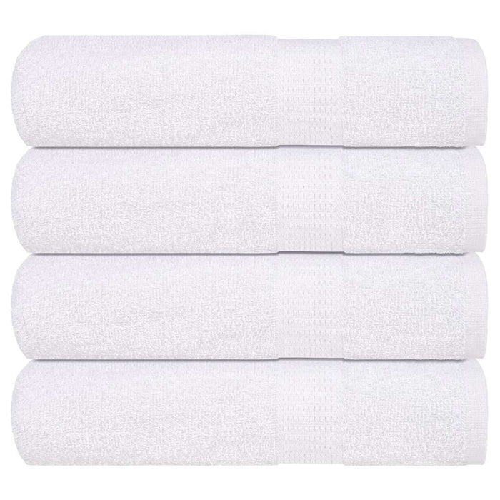 Asciugamani 4 pz Bianchi 50x100 cm 360 g/m² 100% Cotone