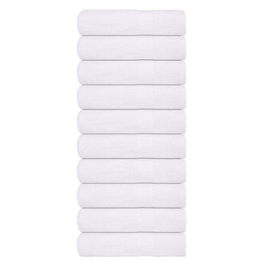 Asciugamani 10 pz Bianchi 50x100 cm 360 g/mÂ² 100% Cotone