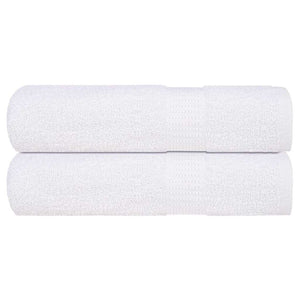 Asciugamani Doccia 2 pz Bianchi 70x140 cm 360 g/m² 100% Cotone