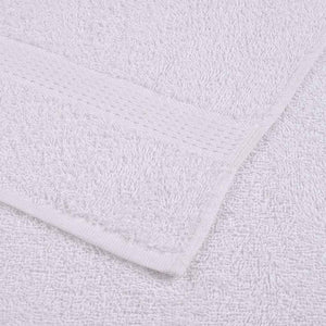 vidaXL Asciugamani da Bagno 25pz Bianchi 100x150cm 360g/m² 100% Cotone