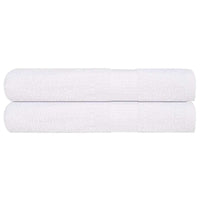 Asciugamani 2 pz Bianchi 100x200 cm 360 g/m² 100% Cotone