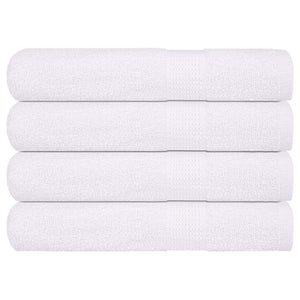 Asciugamani 4 pz Bianchi 100x200 cm 360 g/m² 100% Cotone 136666