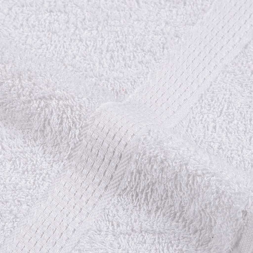 vidaXL Asciugamani 10 pz Bianchi 100x200 cm 360 g/m² 100% Cotone
