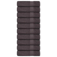 Asciugamani Doccia 10 pz Antracite 70x140cm 360g/m² 100% Cotone