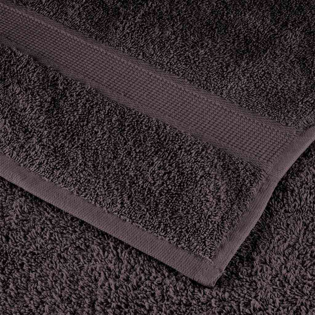 Asciugamani 4 pz Antracite 100x200 cm 360 g/mÂ² 100% Cotone