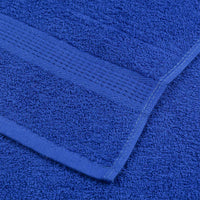 Asciugamani Ospiti 4 pz Blu 30x50 cm 360 g/m² 100% Cotone 136708
