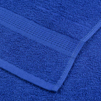 Asciugamani 2 pz Blu 100x200 cm 360 g/m² 100% Cotone 136722