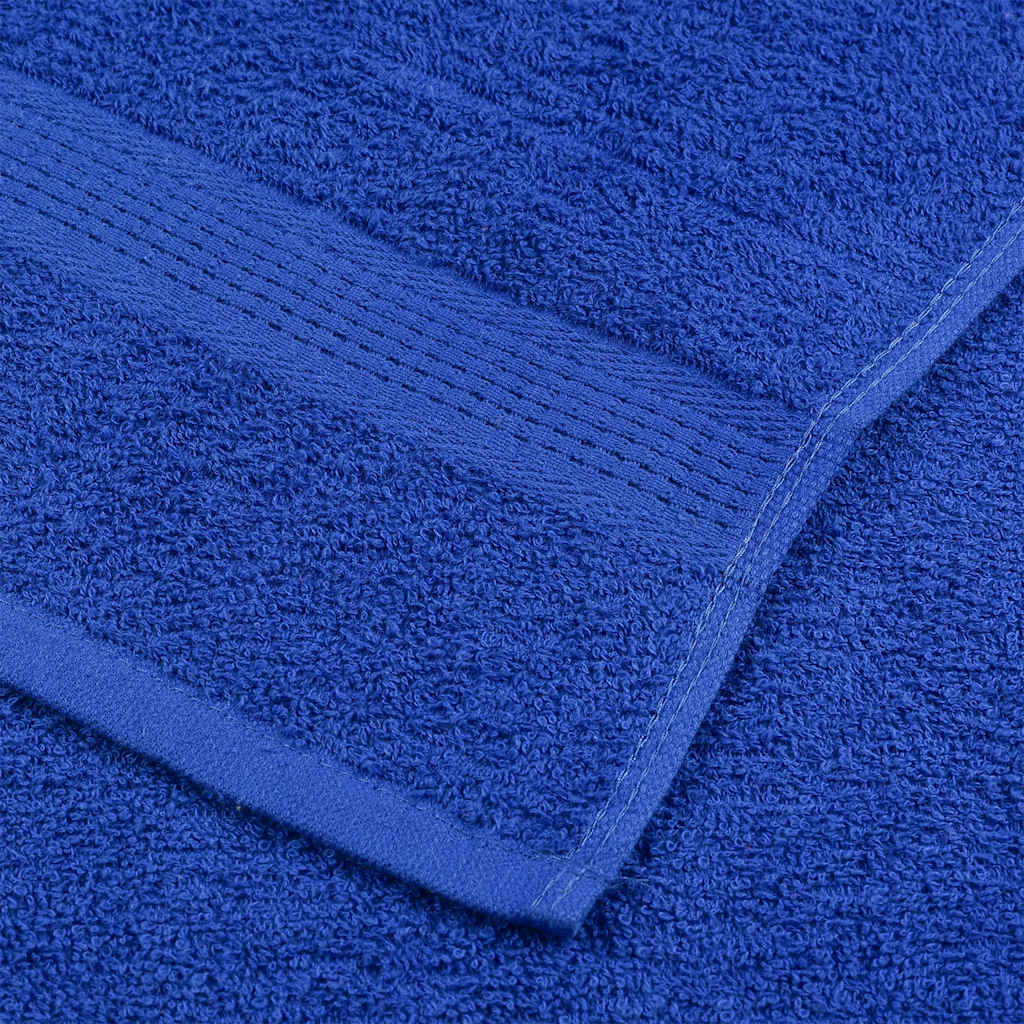 Asciugamani 4 pz Blu 100x200 cm 360 g/mÂ² 100% Cotone