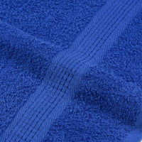 Asciugamani 4 pz Blu 100x200 cm 360 g/mÂ² 100% Cotone